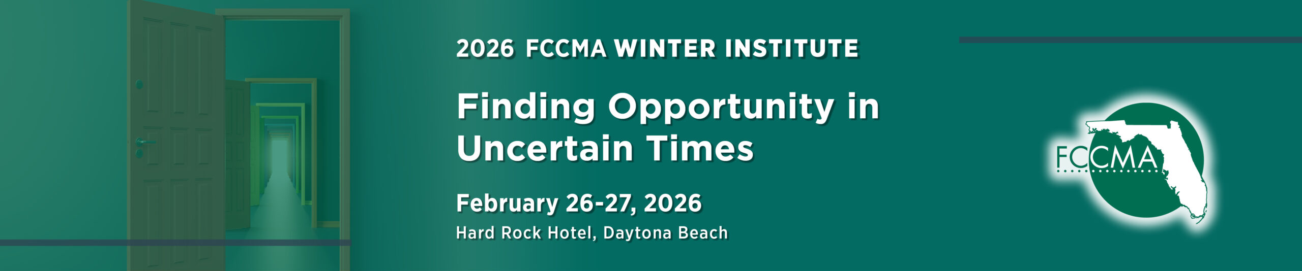 2026 FCCMA Winter Institute Banner